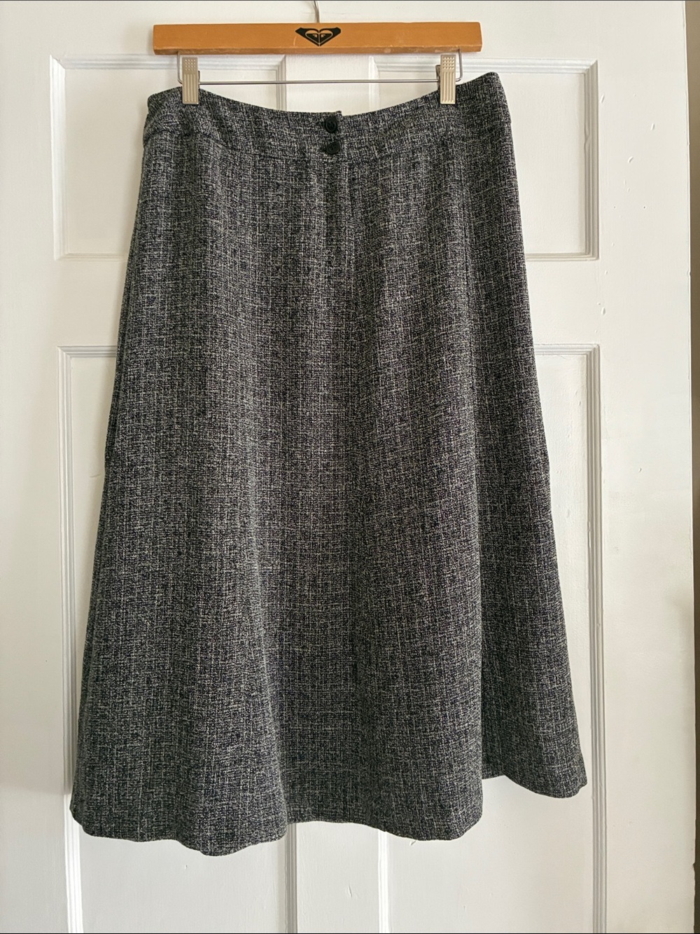 Sag Harbor Gray Textured A-Line Skirt Size 12P